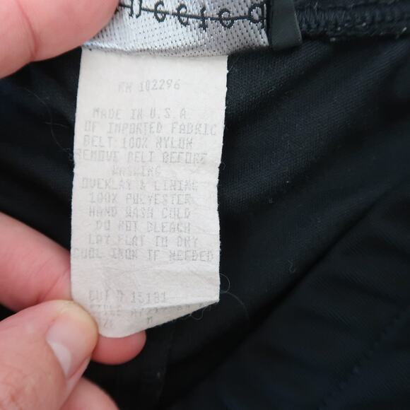 Vintage 90s Connected Apparel Black Wide Leg Palazzo Pants M - Picture 7 of 7